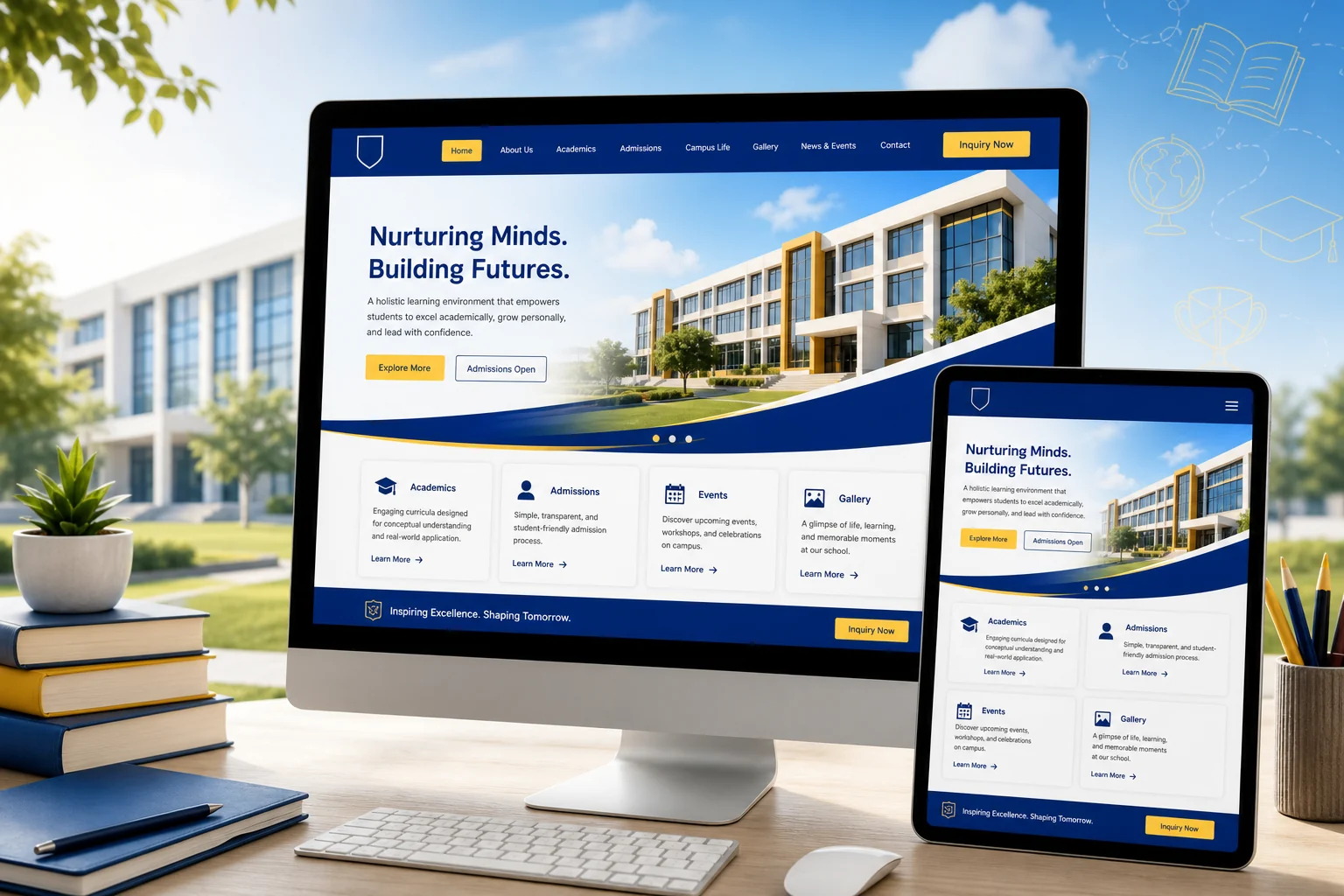 Brighton School Kota website project